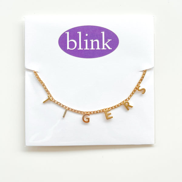 Tigers Necklace- Gold