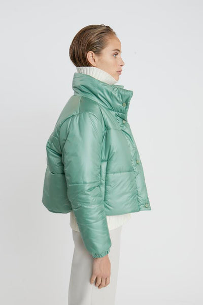Fogath Puffer Jacket- Sage Green