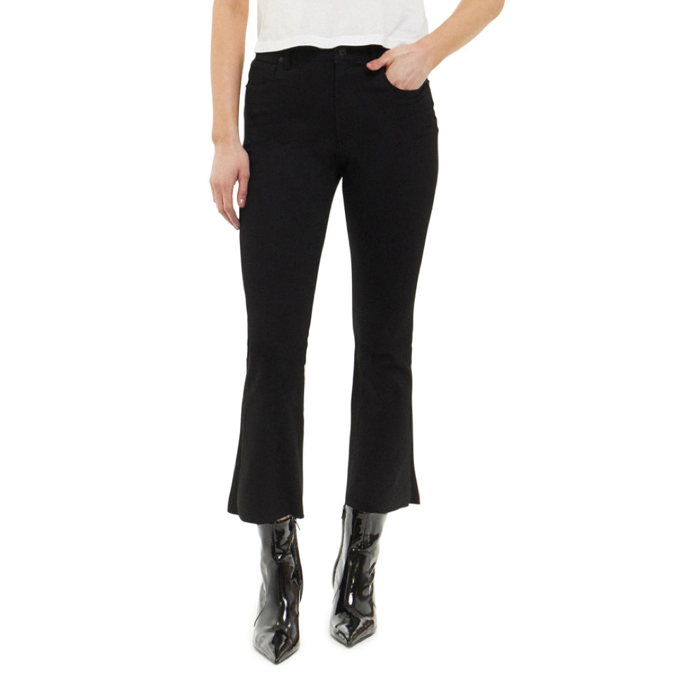 HIDDEN Happi Cropped Flare Stretch Jean - Women's Jeans in Black