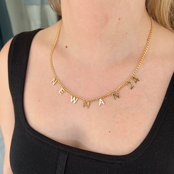 Newman 24 Necklace- Gold