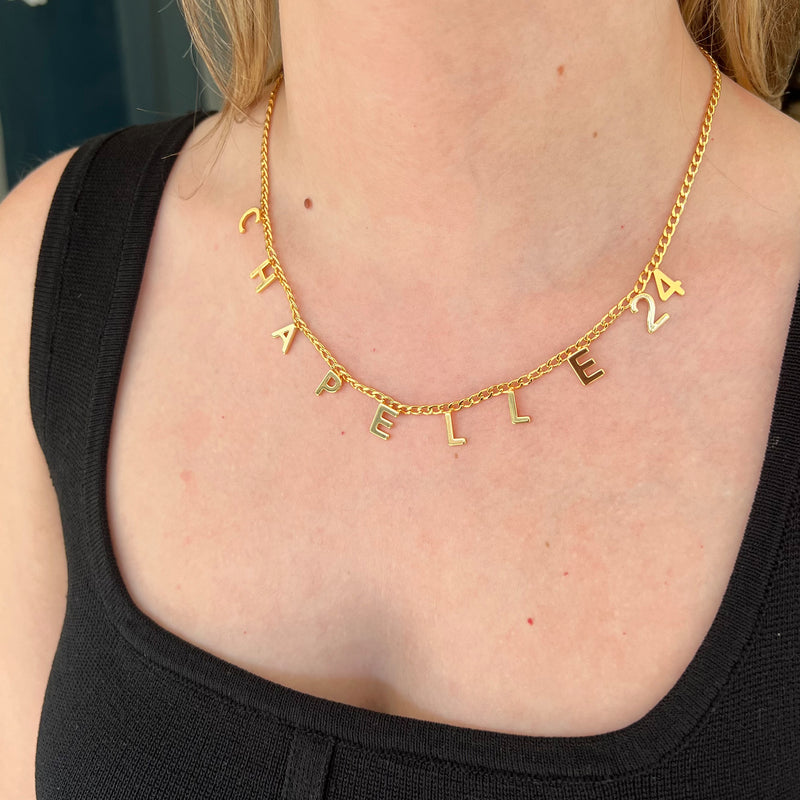 Chapelle 24 Necklace- Gold