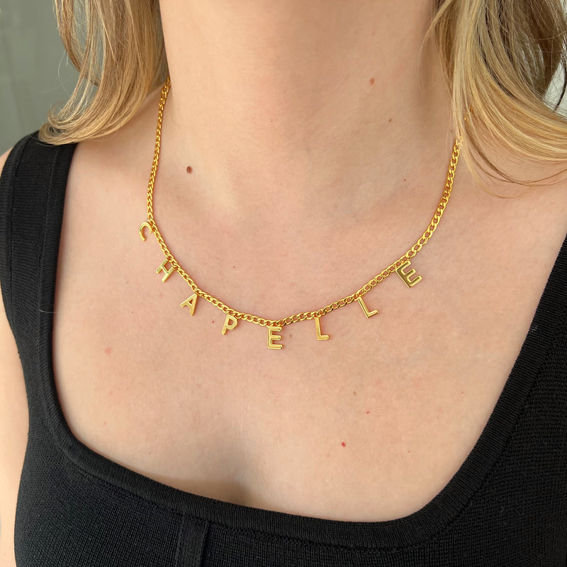Chapelle Necklace- Gold