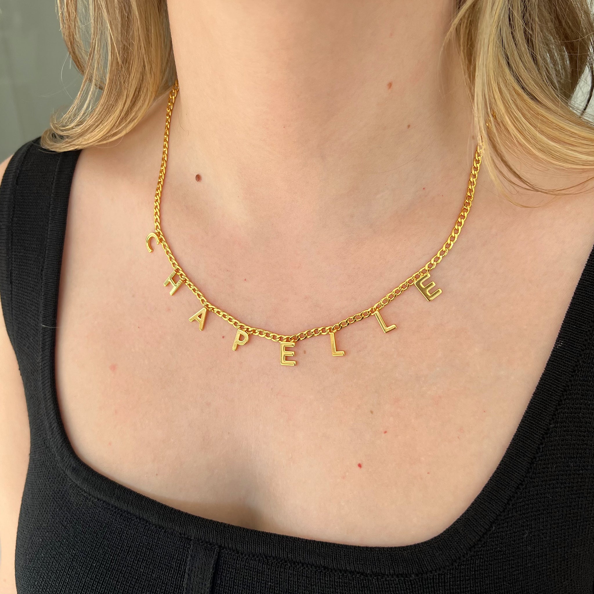 Chapelle Necklace- Gold