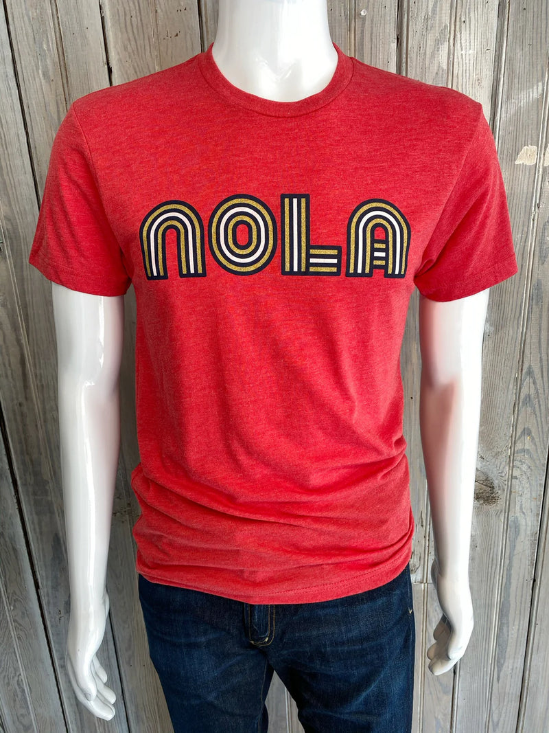 Pels Mono Nola Unisex Tee- Red