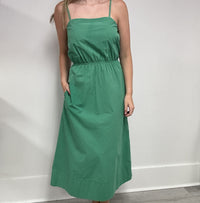 Deluc Lam Dress- Green