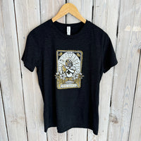 Saints Tarot Women's Tee- Heather Black