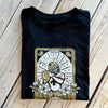 Saints Tarot Women's Tee- Heather Black