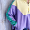 Pastel Mardi Gras 1/4 Zip Fleece