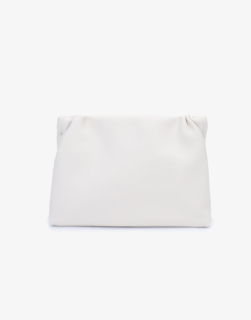 Remi/Reid Ophelia Clutch- Cream