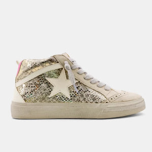 Shu Shop Paulina Sneakers- Gold/Pink