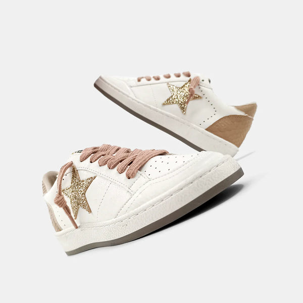 ShuShop Paz Sneakers- Taupe/Snake