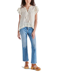 Steve Madden Bellamy Top- Ivory