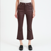 Daze Shy Girl High Rise Crop Flare- Malbec