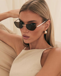 Banbé The Chandra Sunglasses- Light Gold/Chocolate