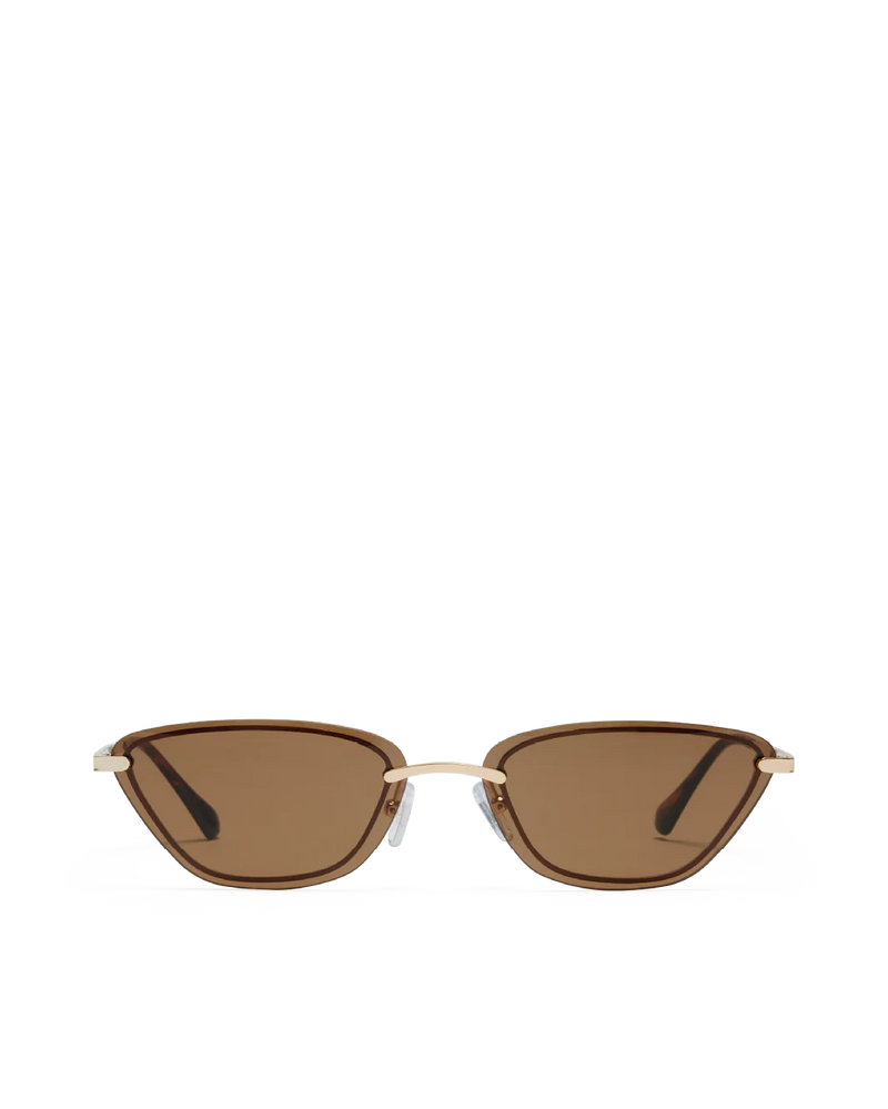 Banbé The Chandra Sunglasses- Light Gold/Chocolate