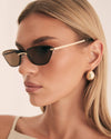 Banbé The Chandra Sunglasses- Light Gold/Chocolate