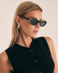 Banbé The Ferragni Sunglasses- Black Ivory