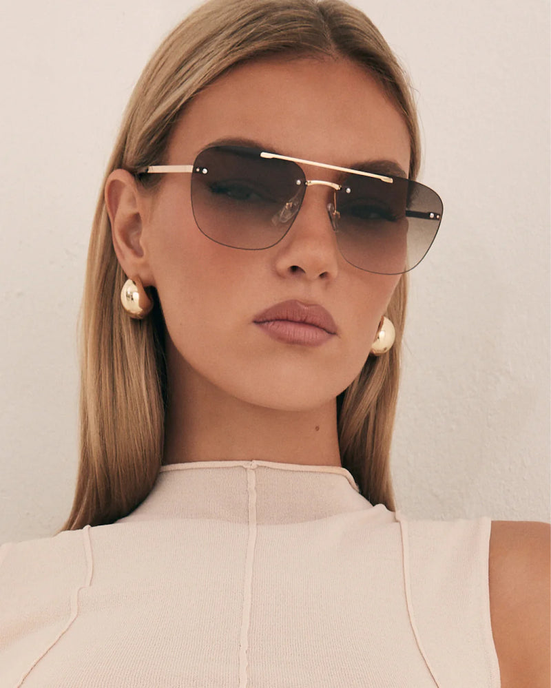 Banbé The Whiteley Sunglasses- Light Gold/Taupe Fade