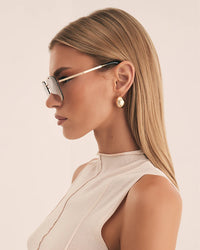 Banbé The Whiteley Sunglasses- Light Gold/Taupe Fade