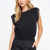 Strut and Bolt Ryleigh Top- Black