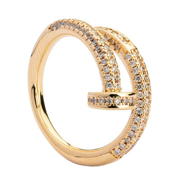 Bracha Nail Ring- Gold