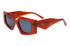 I-Sea Birdie Sunglasses- Ginger/Sky Polarized Lens