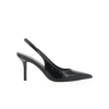 Billini Blondie Slingback Heel- Black Patent