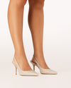 Shushop Blondie Slingback Heel- Seashell Shine