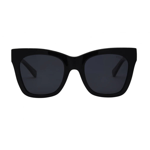 I-SEA Billie Sunglasses- Black/Smoke Polarized Lens