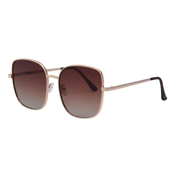 I-SEA Montana Sunglasses- Gold/Brown Polarized