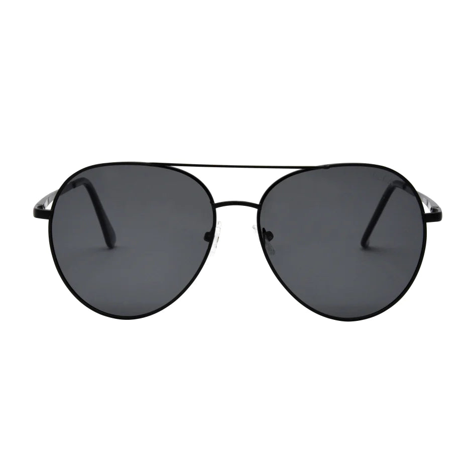 I-SEA Sailor Sunglasses- Black/Smoke Polarized Lens