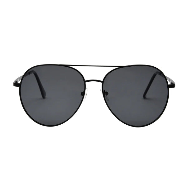 I-SEA Sailor Sunglasses- Black/Smoke Polarized Lens