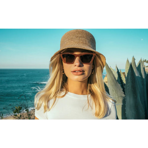 I-SEA Rosey Sunglasses- Coffee/Brown Polarized Lens