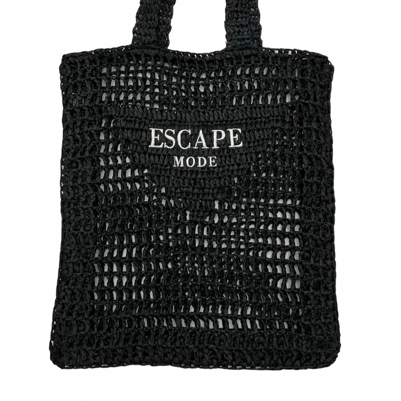 Escape Mode Crochet Bag- Black