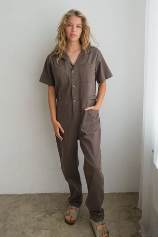 Bailey Jumpsuit- Charcoal