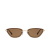 Banbé The Chandra Sunglasses- Light Gold/Chocolate