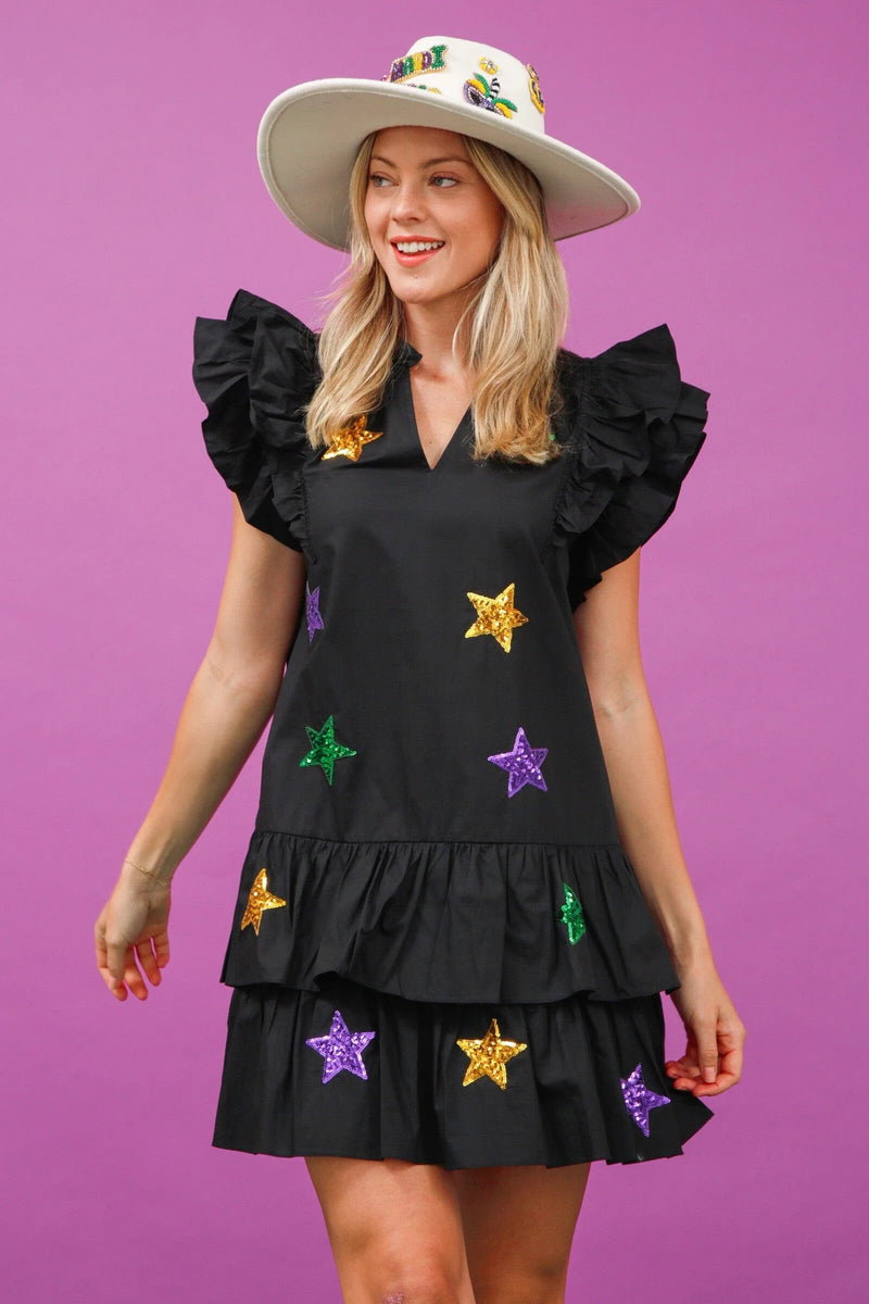 Star of the Show Dress- Black