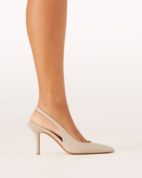 Shushop Blondie Slingback Heel- Seashell Shine