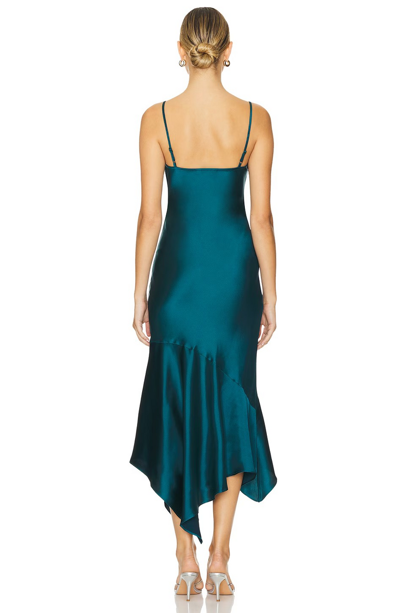 Steve Madden Lucille Dress- Midnight Teal