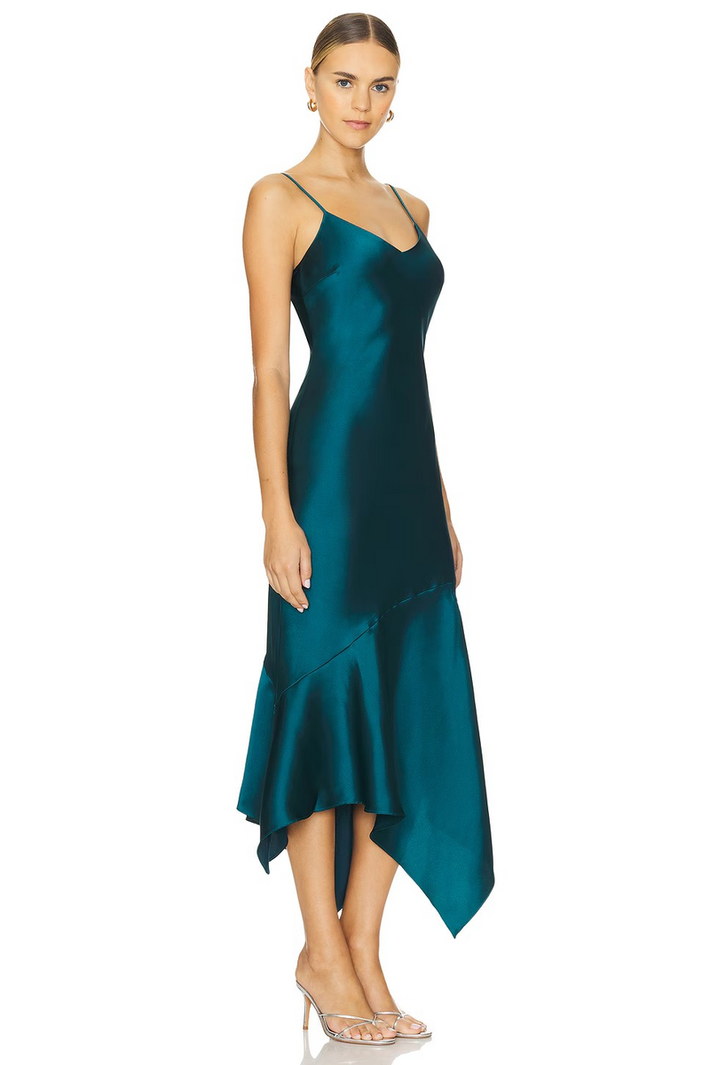 Steve Madden Lucille Dress- Midnight Teal