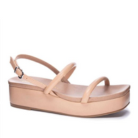 Chinese Laundry Skippy Platform Sandal- Nude