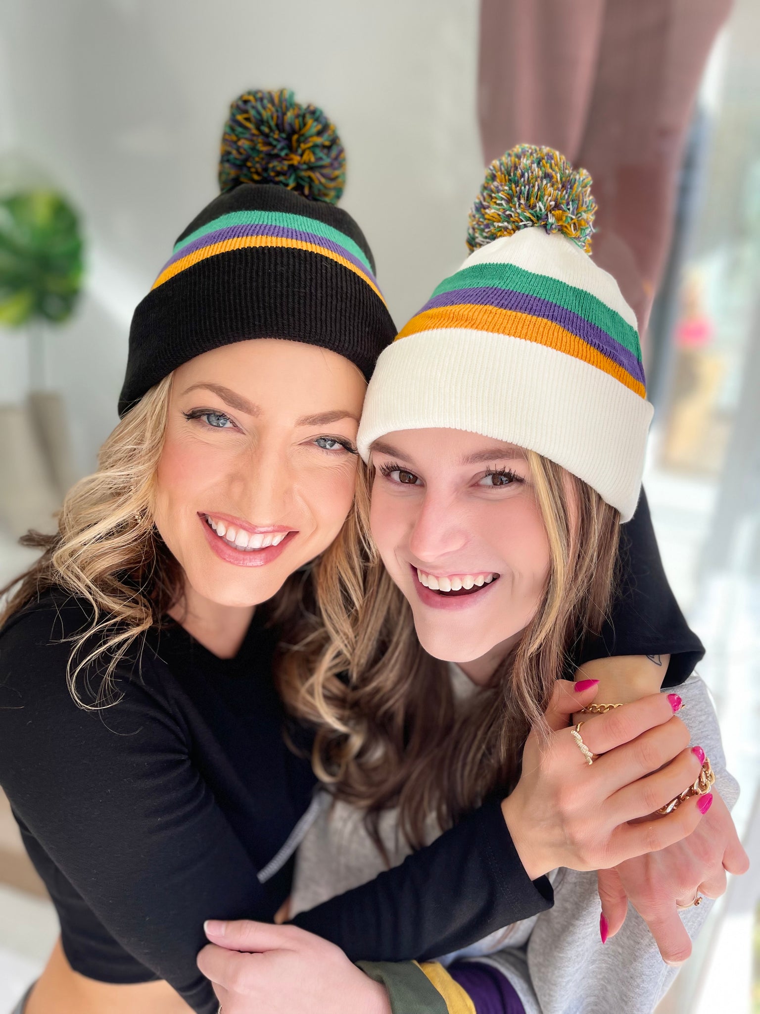 Mardi Gras Beanie