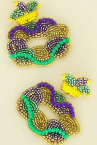 King Cake Earrings