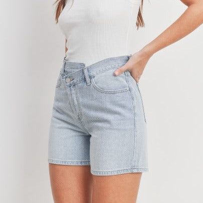 Just USA High Rise Criss Cross Shorts