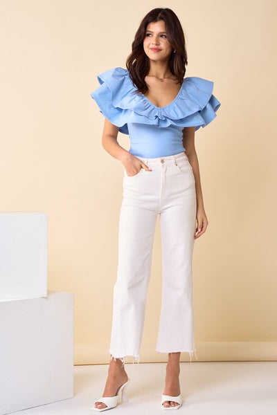 Mallory Ruffled Bodysuit