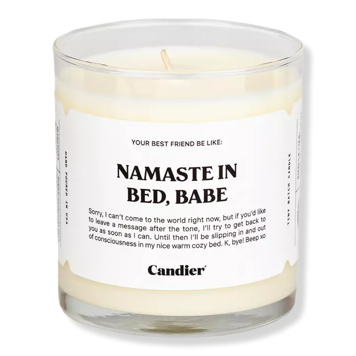 Candier Candles- Namaste In Bed