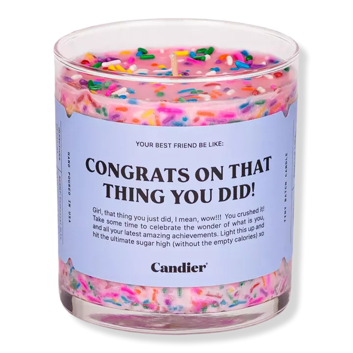 Candier Candles- Congrats On That Thing You Did