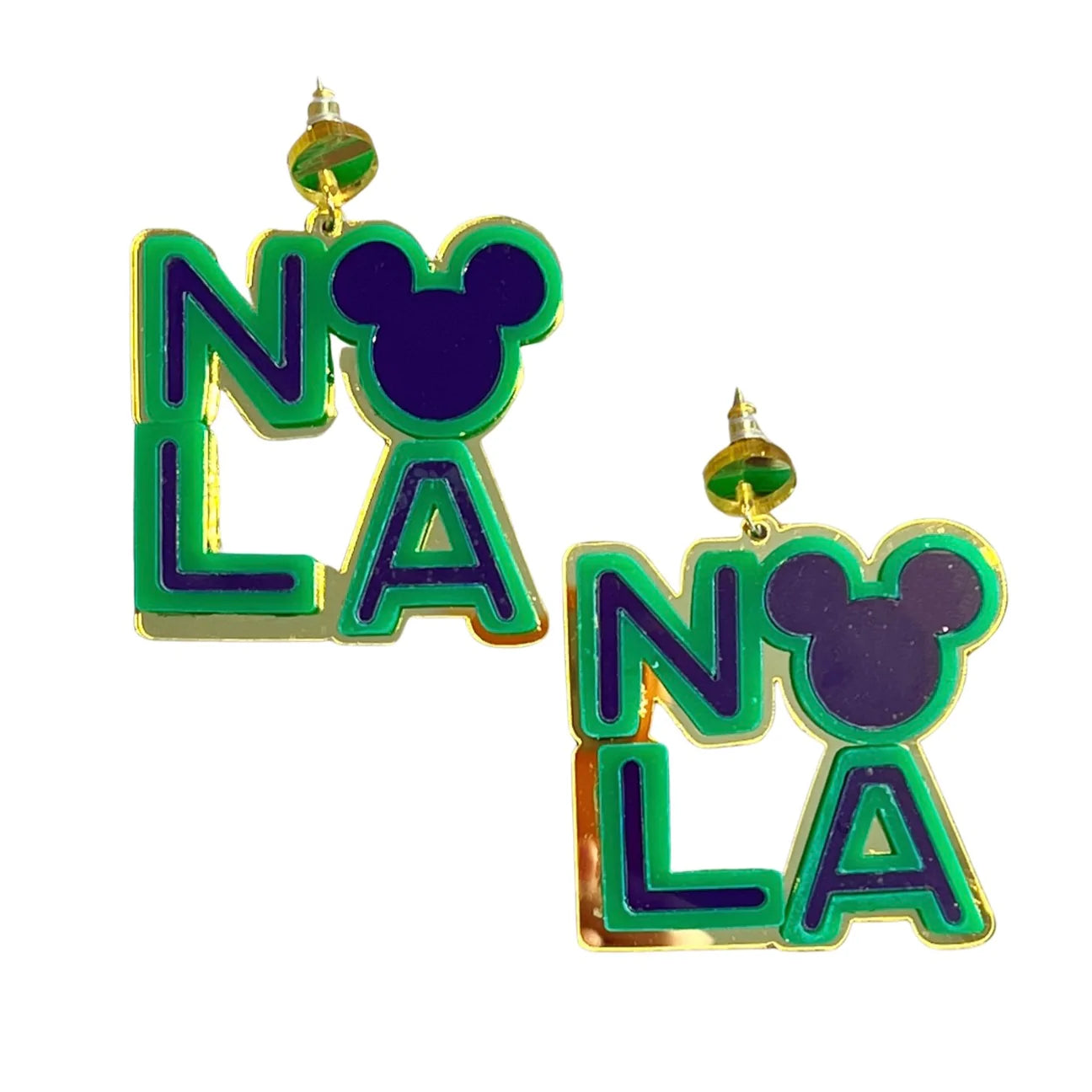 NOLA Mickey Acrylic Earrings