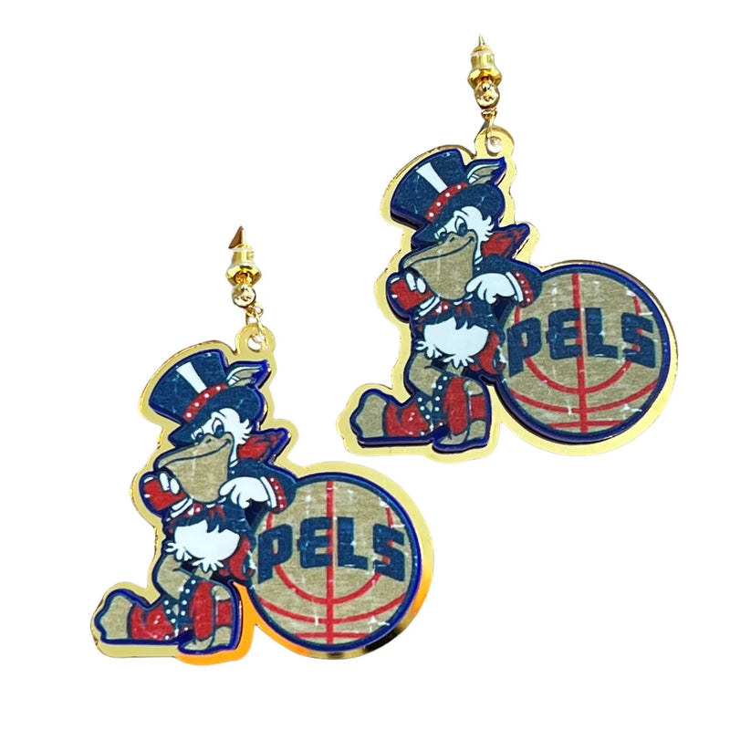 Retro Fair Pels Acrylic Earrings