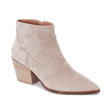 Taupe Suede Ankle Bootie